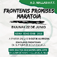 PROMISES Frontenis Maratoia