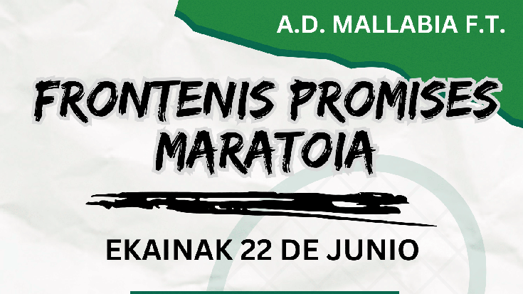 PROMISES Frontenis Maratoia