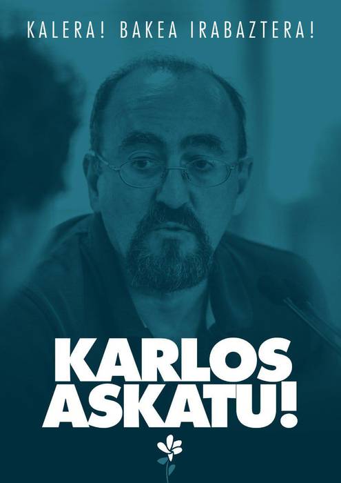 Elkarretaratzea: Karlos Apeztegia askatu