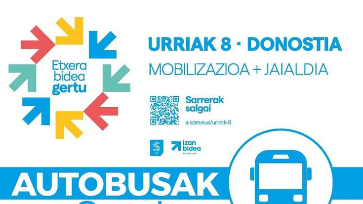 Autobusa: Sareren jaialdia Donostian