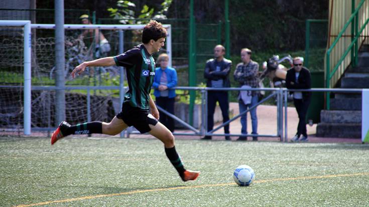 Jubenilek 4-2 hartu zuten mendean Bergara