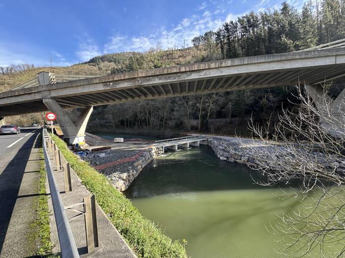 Autopistako zubibidea eraberritzeko lanak