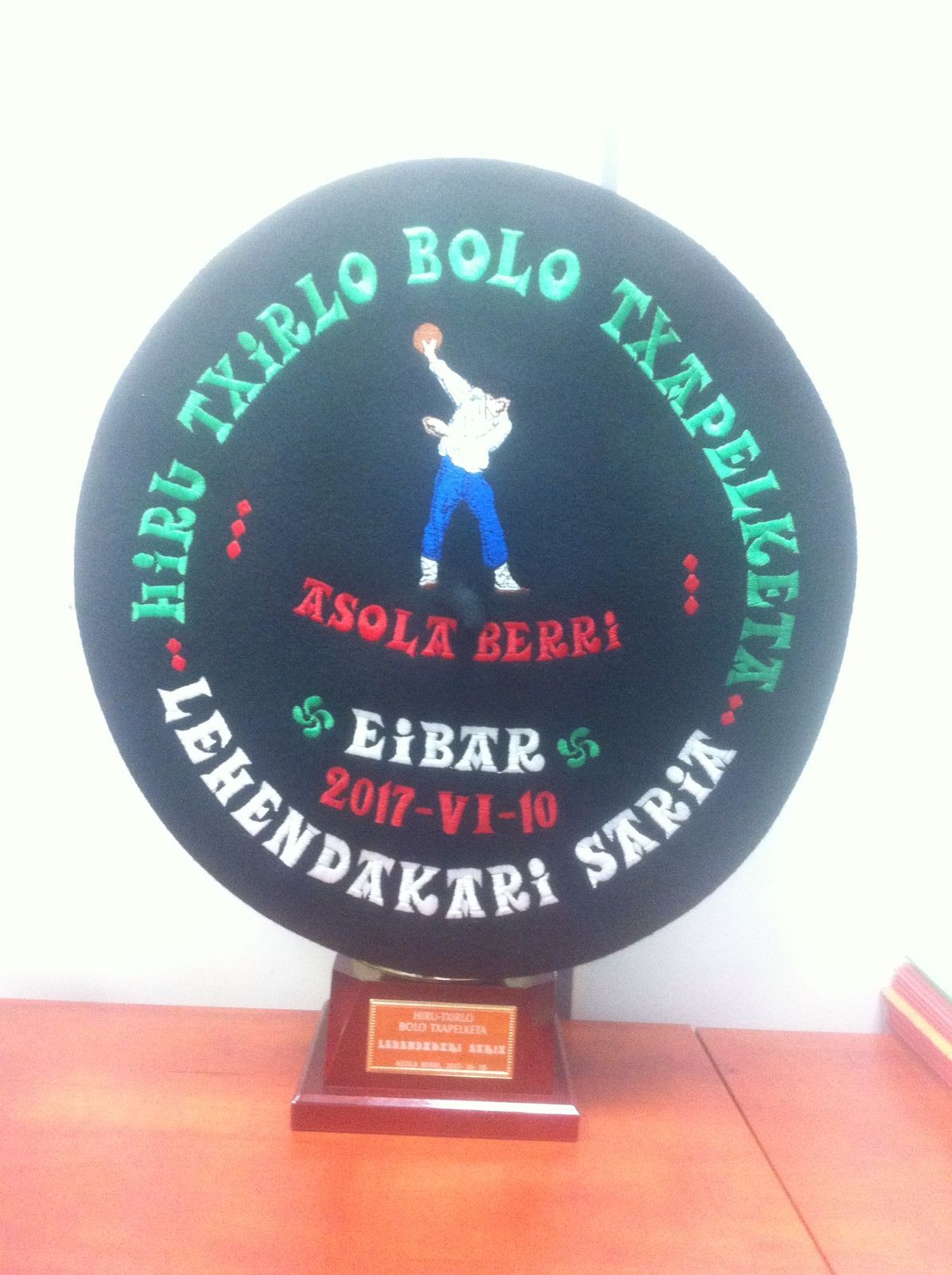 Lehendakari saria 2017 Asola Berrin