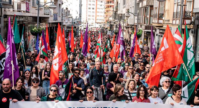 Manifestazioa: 'M1 Langileok eragin' (Eibarrren)
