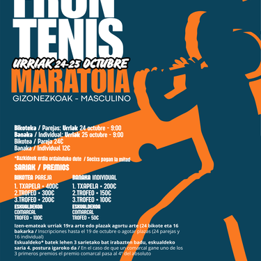 XV. Frontenis Maratoia (bakarka)