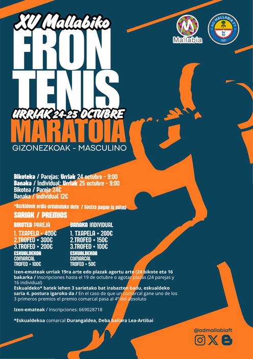 XV. Frontenis Maratoia (bakarka)