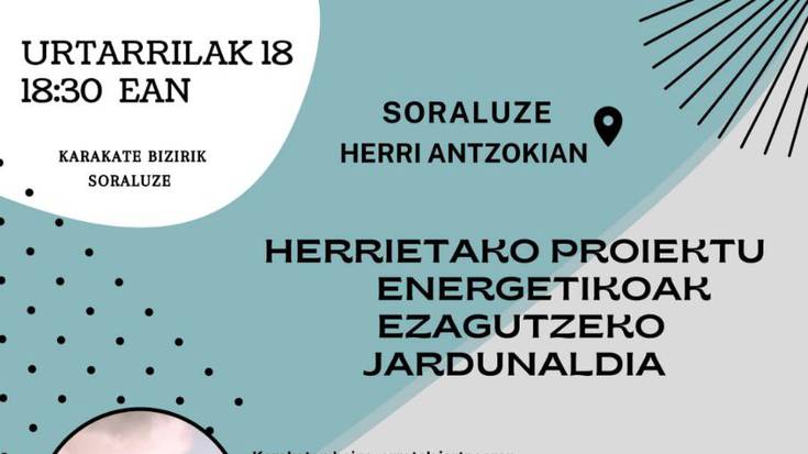 Herrietako proiektu energetikoak ezagutzeko jardunaldia