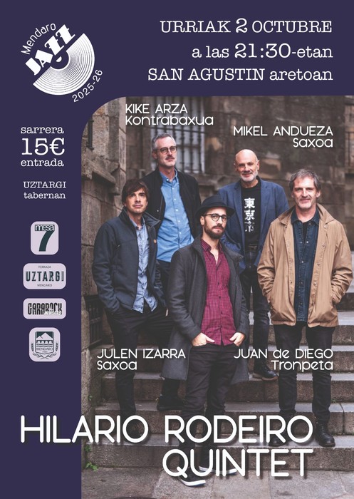 Kontzertua: 'Hilario Rodeiro Quintet'