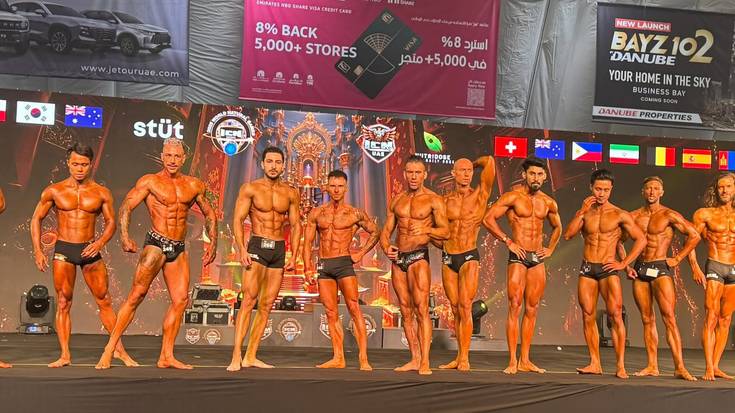 Iosu Rodriguezek bosgarren postua lortu du Dubain jokatu duten Munduko Kulturismo Natural Txapelketan