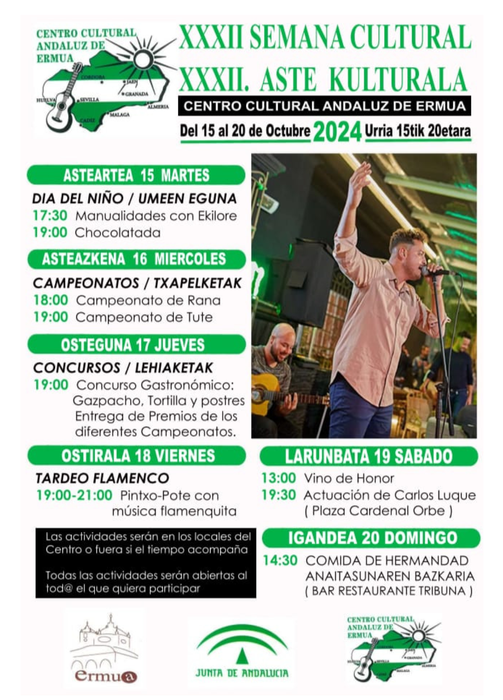 Andaluziako Zentroaren kultur astea