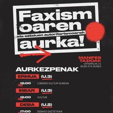 Aurkezpena: Faxismoaren aurka U31 manifestazioa (GKS Debabarrena)