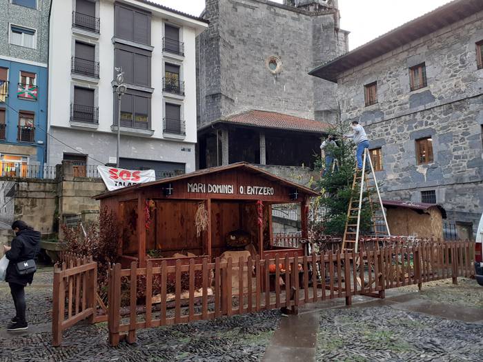 Plaza Berria Gabonetarako gertu
