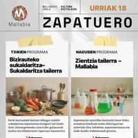 ZAPATUERO: Sukaldaritza txikientzat + Zientzia tailerra nagusientzat