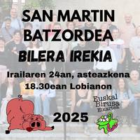 San Martin Batzordea (BILERA IREKIA)