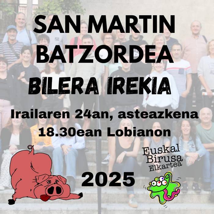 San Martin Batzordea (BILERA IREKIA)
