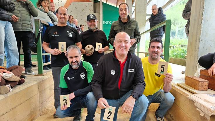 Sebas Aranzabal nagusitu da Lasturren jokatutako Gipuzkoako Hiru Txirlo Txapelketaren bosgarren jardunaldian