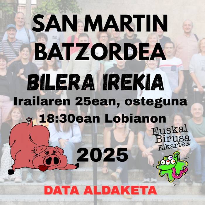 San Martin Batzordea (BILERA IREKIA)