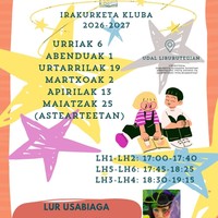 "Letren harietatik jolasean" Haurren Irakurketa Kluba