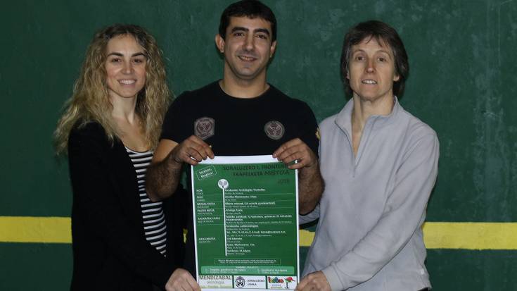 15 bikote lehiatuko dira Soraluzeko Lehen Frontenis Txapelketan