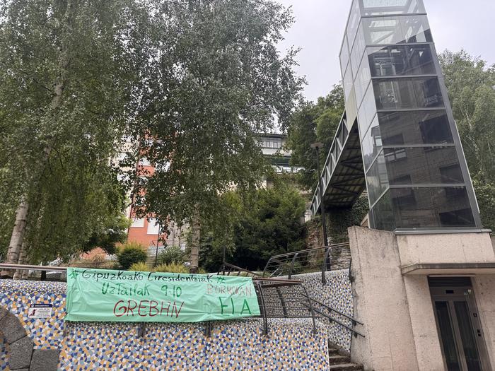 Bihar eta etzi, grebak Gipuzkoako hainbat egoitzatan
