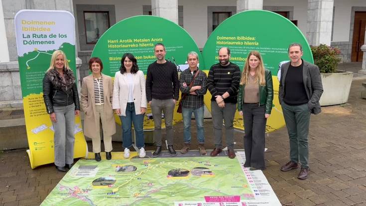 Dolmenen Ibilbideko aurkikuntzak erakutsiko dituzte lehen aldiz Elgoibarren, Soraluzen eta Bergaran