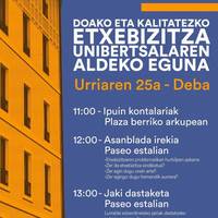 Doako eta kalitatezko etxebizitza unibertsalaren aldeko eguna