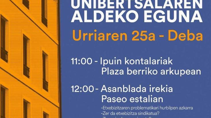 Doako eta kalitatezko etxebizitza unibertsalaren aldeko eguna
