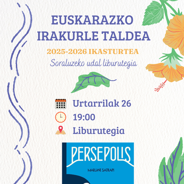 Euskarazko irakurle taldea: "Persepolis"