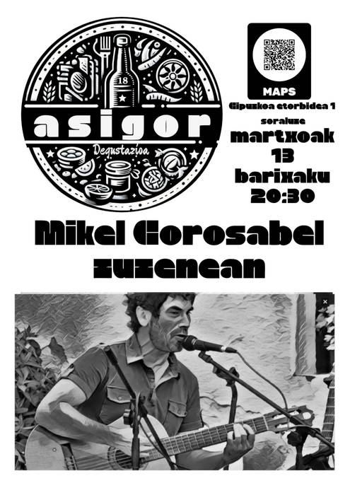 Mikel Gorosabel Asigor tabernan