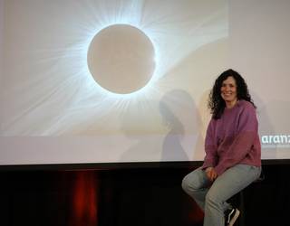 Virginia Garcia Pena: "Eskualdean eklipsea ez da osorik ikusiko"