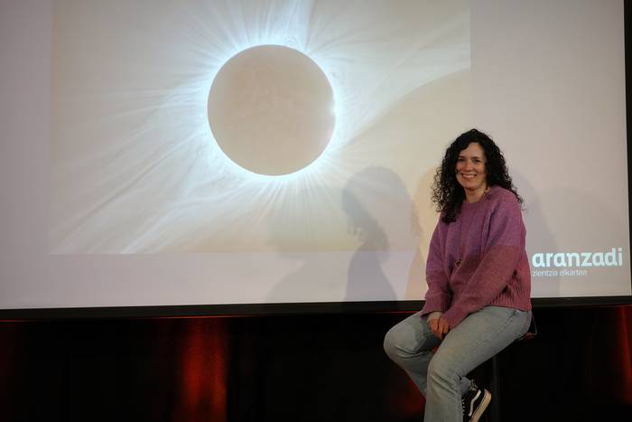 Virginia Garcia Pena: "Eskualdean eklipsea ez da osorik ikusiko"