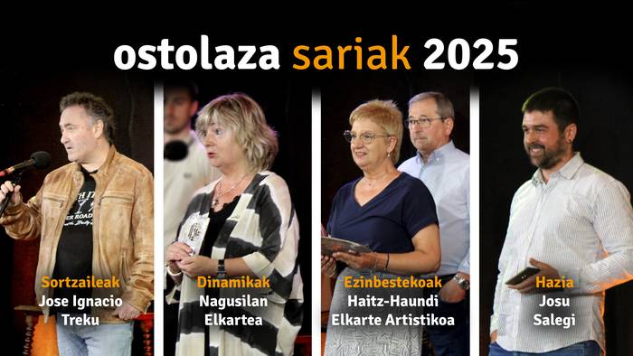 Banatu dituzte aurtengo Ostolaza Sariak