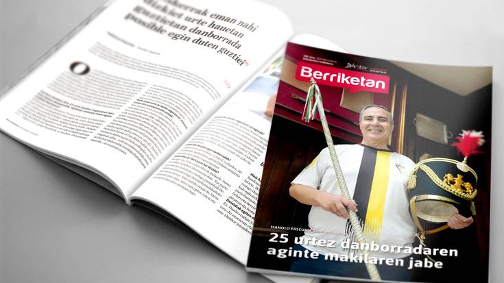 Uztaileko 'Berriketan' aldizkariaren edizio digitala irakurgai