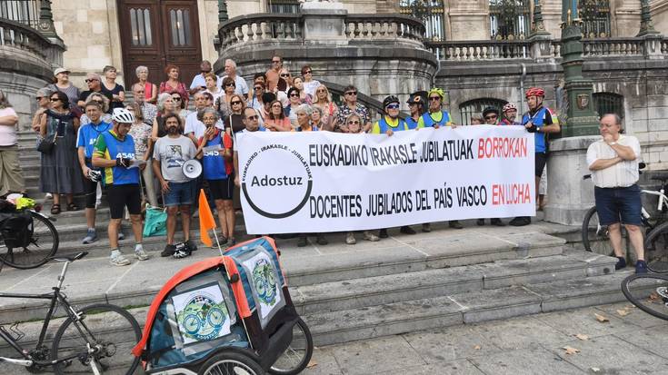 Elgoibarrera iritsiko da bihar, asteazkena, irakasle jubilatuen Adostuz elkartearen protesta-martxa
