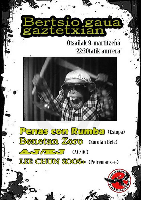 Aratosteak Gaztetxean: "Bertsio gaua"