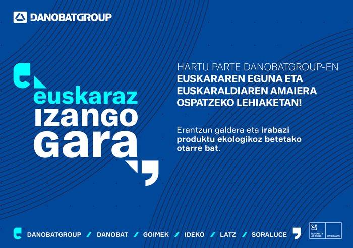 Euskararen Eguna ospatzeko lehiaketa antolatu du Danobatgroup-ek beste urte batez