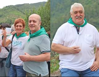 Lizaso eta Egaña, abenduan itxiko duten Landa erretegikoei eta Txirristaka tabernako ugazaba ohiari kantuan