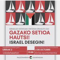 "Gazako setioa hautsi! Israel desegin!" mobilizazioa