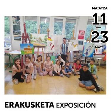 Erakusketa: "Pintura eskolako ikasleen lanak"