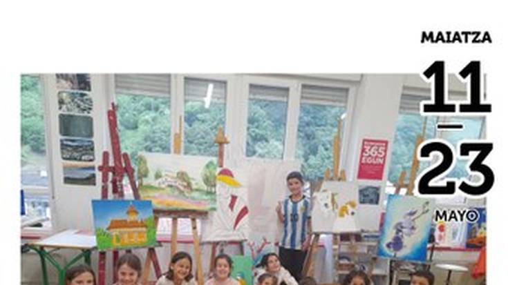 Erakusketa: "Pintura eskolako ikasleen lanak"