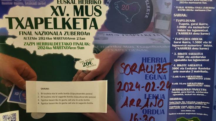 Euskal Herriko XV. Mus txapelketa