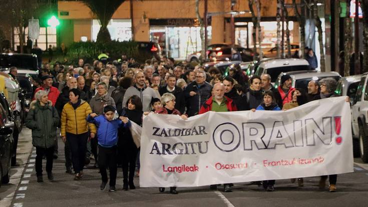 Zabor artean, argi bila