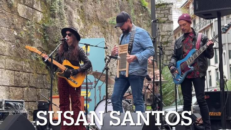 Susan Santosek dantzan jarri zuen Santa Ana kalea