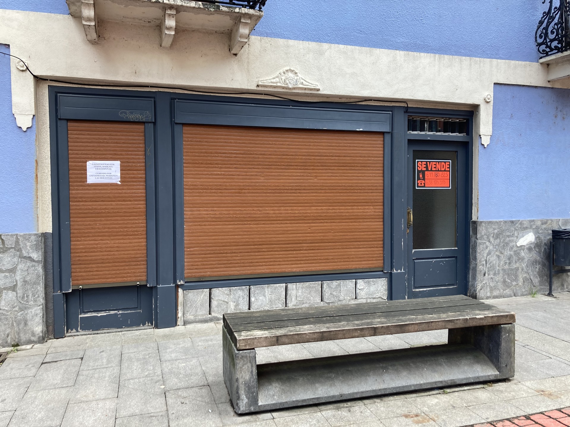 Marimar harategia itxita eta salgai