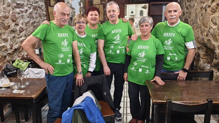 Kozina lehiaketa, txangoa eta Gipuzkoako martxa Itxaropena jubilatuen elkartean