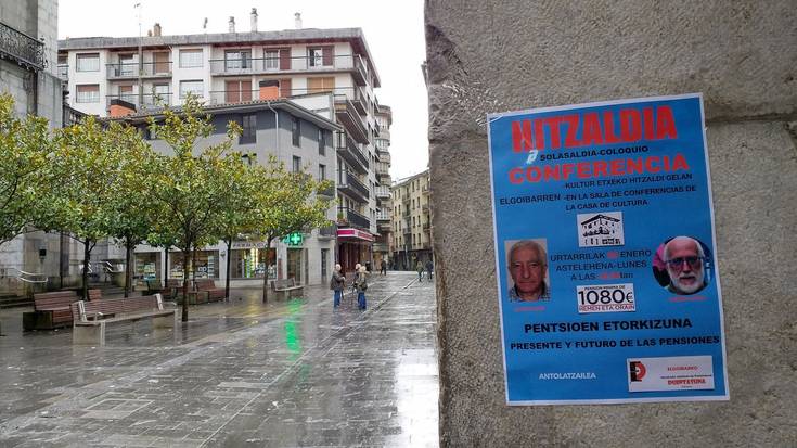 Pentsioen etorkizunari buruzko hitzaldia Kultur Etxean