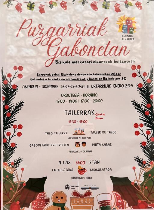 Puzgarriak Gabonetan