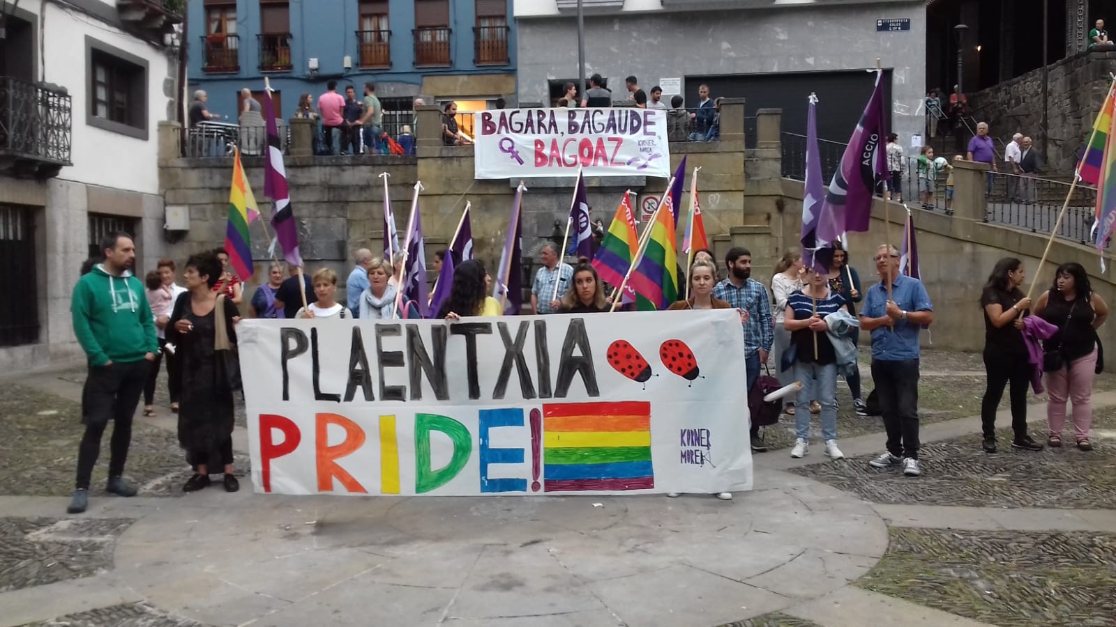 ‘Plaentxia Pride’ leloa Soraluzen kalez kale