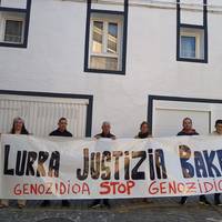 'Genozidioa stop! Palestinarekin konpromisoa' mobilizazioa