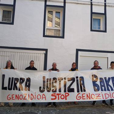'Genozidioa stop! Palestinarekin konpromisoa' mobilizazioa
